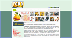 Desktop Screenshot of foodsamachar.co.in